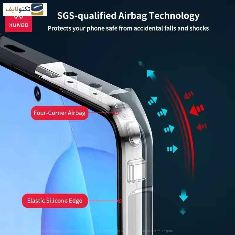 کاور گوشی شیائومی Redmi Note 13 Pro 4G - Poco M6 Pro 4G ژاند مدل Beatle - XUNDD Beatle Case For Xiaomi Redmi Note 13 Pro 4G - Poco M6 Pro 4G